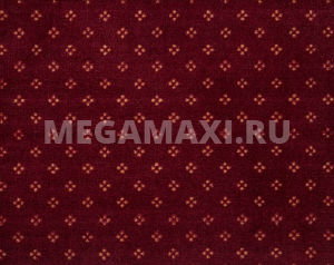 Коммерческий Ковролин 4м. Четыре точки красн.(Турция) 100%PA КМ2