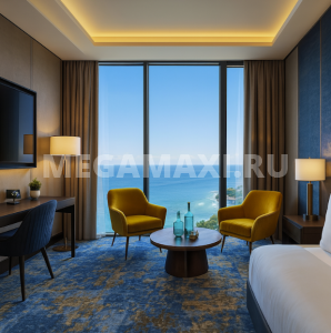 Коммерческий ковролин для отелей, офисов.3,66м. 8981 синий Рулоном-15м или 30,5м.