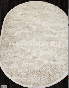 Ковер 1,6 х 2,3 -F569AC (CREAM/KAHVE) ОВАЛ