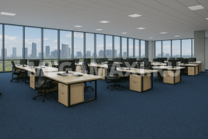 Комм.Ковролин 3,66 м. 9002 (Светло-синий) Рулоном-15м или 30,5м.