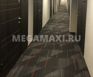 Ковровая плитка для офиса, коридора 50x50 КМ2