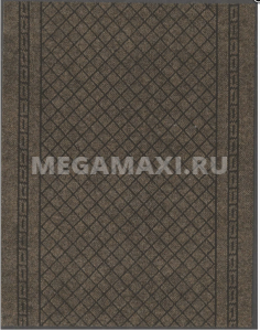 Дорожка грязезащитная WAY 411 коричневая 1,0 м.