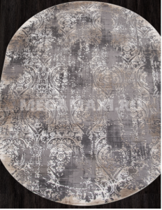 Ковер Краун  04078C - GREY / BROWN - 1,6*2,3 ОВАЛ