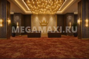 Коммерческий ковролин для отелей, офисов.3,66м. 8982 красный  Рулоном-15м или 30,5м.