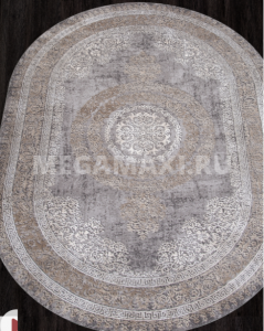 Ковер Краун 04073C - GREY / BROWN - 3*4 ОВАЛ
