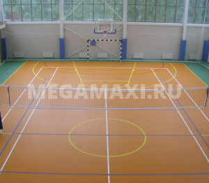 Спортивные напольные покрытия OMNISPORTS ACTION 65 ORANGE